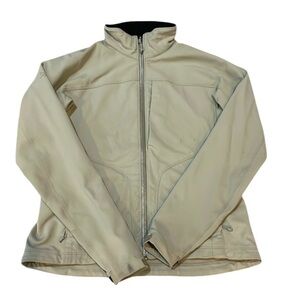 Arc’teryx utility jacket Taupe Soft shell Womens  S Outdoors Zippered pockets